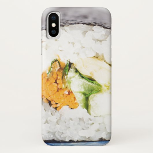 Sushi roll Fisch und Reis Case-Mate iPhone Hülle (Rückseite)