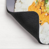 Sushi roll Fisch und Reis Mousepad (Ecke)