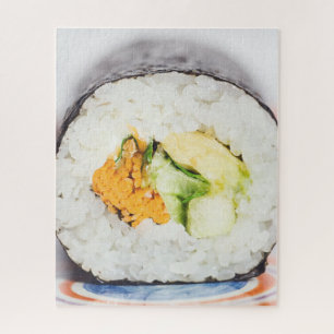 Sushi roll Fisch und Reis Puzzle