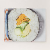 Sushi roll Fisch und Reis Puzzle (Horizontal)