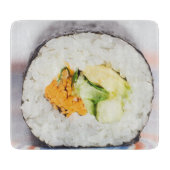 Sushi roll Fisch und Reis Schneidebrett (Vorderseite)