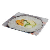 Sushi roll Fisch und Reis Schneidebrett (Ecke)