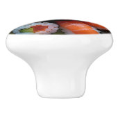 Sushi Roll Fun Unique Food Kitchen Cabinet Keramikknauf (Seitenansicht)
