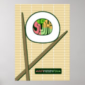 Sushi Roll mmm Poster (Vorne)