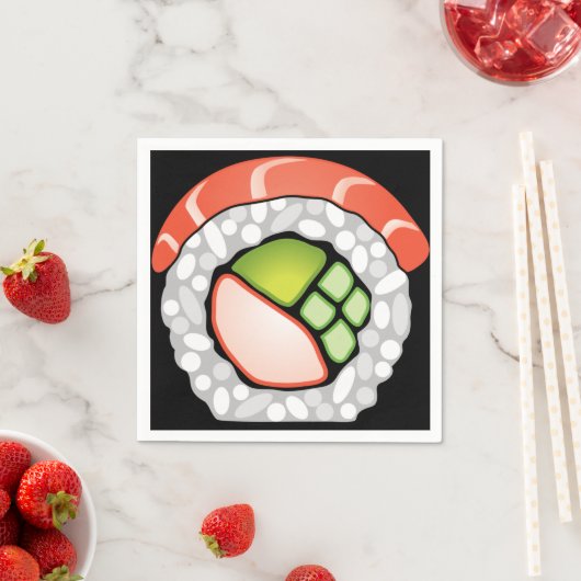 Sushi Roll Serviette (Beispiel)