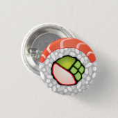 Sushi-Rolle Button (Vorne & Hinten)