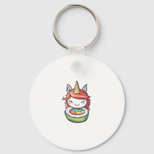Sushi-Rolle Einhorn (1) Schlüsselanhänger