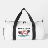Sushi-Rolle stemmt Gewichte Duffle Bag (Rückseite)