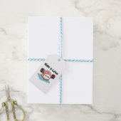 Sushi-Rolle stemmt Gewichte Geschenkanhänger (Mit Garn)