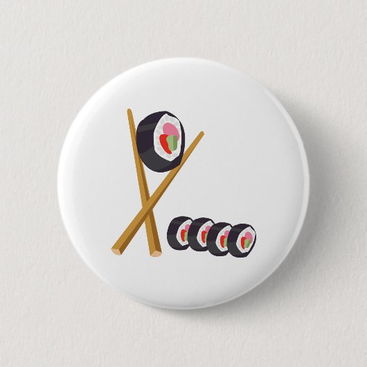 Sushi Rolls Button (Vorderseite)