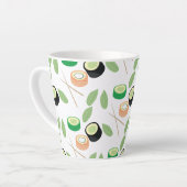 Sushi Rolls Cucumber Lmon Milchtasse (Linke Ecke)