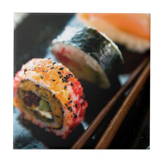 Sushi Rolls Fliese (Vorderseite)