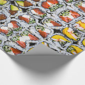 Sushi Rolls Geschenkpapier (Ecke)