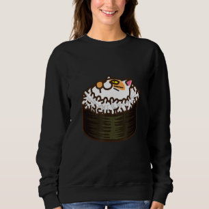 Sushi Rolls Persian Cat Japanischer Feinschmecker  Sweatshirt