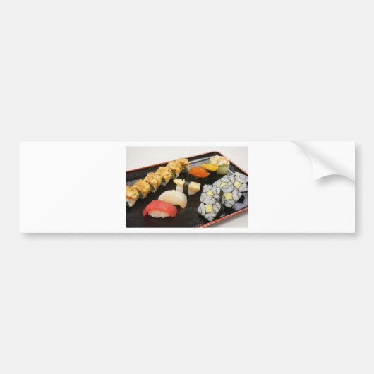 Sushi Rolls Sesame Ginger Wasabi Japan Küche Autoaufkleber (Vorne)