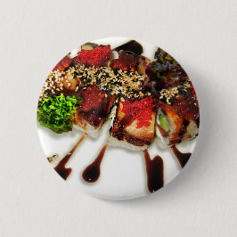 Sushi Rolls Sesame Ginger Wasabi Japan Küche Button