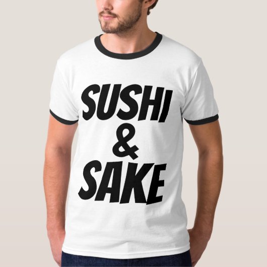 SUSHI & SAKE T - Shirt (Vorderseite)