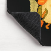 Sushi Salmon Roll Loves To Travel Mousepad (Ecke)