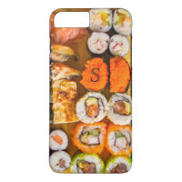 Sushi Sampler benutzerdefinierte Monogramm-Hüllen
