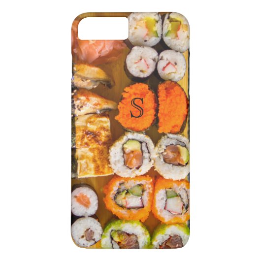 Sushi Sampler benutzerdefinierte Monogramm-Hüllen Case-Mate iPhone Hülle (Rückseite)