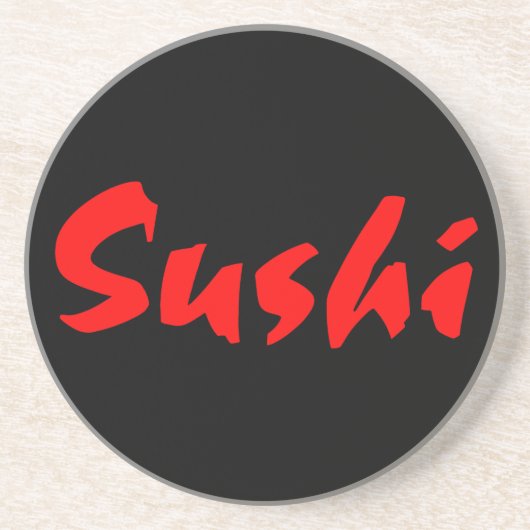 Sushi Sandstein Untersetzer (Vorne)