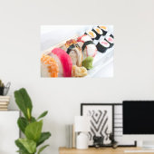 Sushi Sashimi Platter Poster (Heimbüro)
