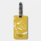 SUSHI Schädel Gepäckanhänger (Rückseite vertikal)