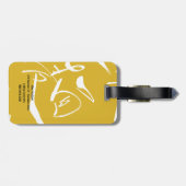 SUSHI Schädel Gepäckanhänger (Rückseite horizontal)