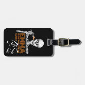 SUSHI Schädel Gepäckanhänger (Vorderseite horizontal)