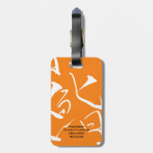 SUSHI Schädel Gepäckanhänger (Rückseite vertikal)