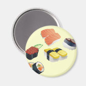 Sushi Set Design Magnet (Vorderseite/Rückseite)