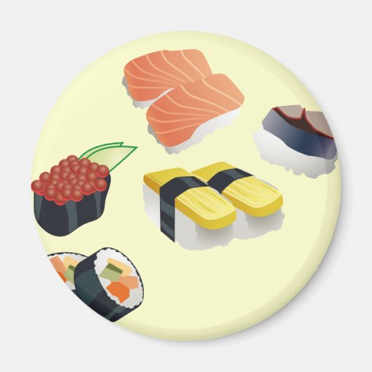 Sushi Set Design Magnet (Vorne)