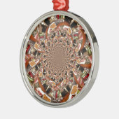 Sushi Silbernes Ornament (Links)
