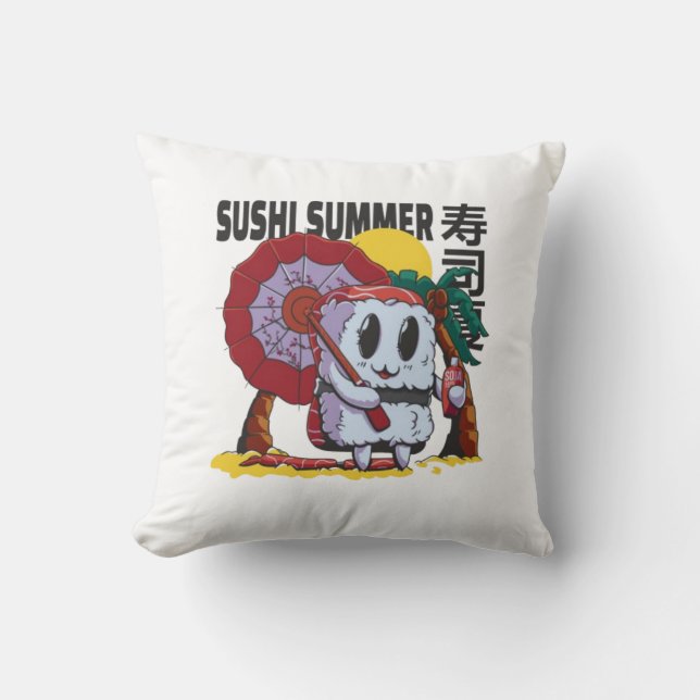 SUSHI SOMMER KISSEN (Vorderseite)