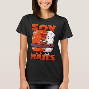 Sushi Soul Mates with Soy Sauce Pub T-Shirt