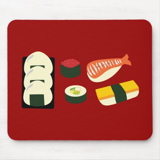 Sushi-Spaß Mousepad (Vorne)