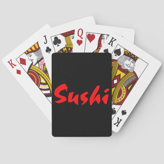 Sushi Spielkarten (Rückseite)