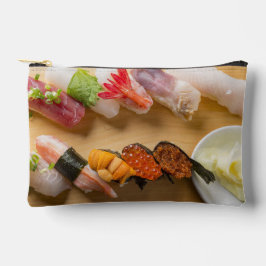 Sushi Spiral Zipper Pouch – Nigiri Delight Zubehörtasche