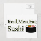 Sushi Sprichwort Postkarte (Vorne/Hinten)