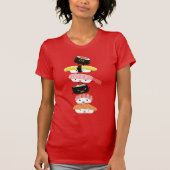 Sushi Stack - Fun Tower von Kawaii Sushi Freunde T-Shirt (Vorderseite)
