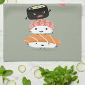 Sushi-Stapel - ein Turm der glücklichen Küchentuch (Gefaltet)