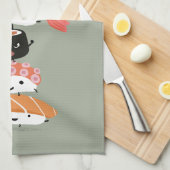 Sushi-Stapel - ein Turm der glücklichen Küchentuch (Viertel Falte)