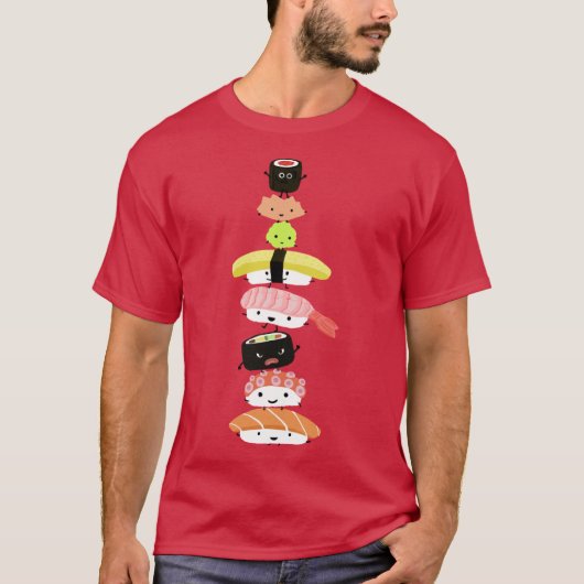 Sushi-Stapel T-Shirt (Vorderseite)