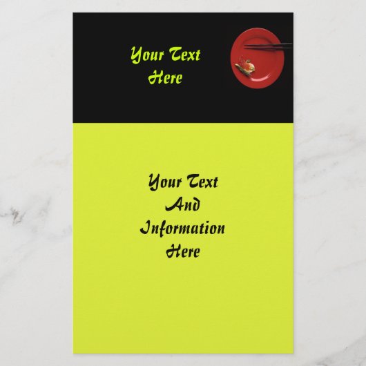 Sushi Stationery Briefpapier (Vorderseite)