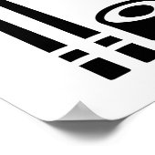 Sushi sticks sashimi poster (Ecke)