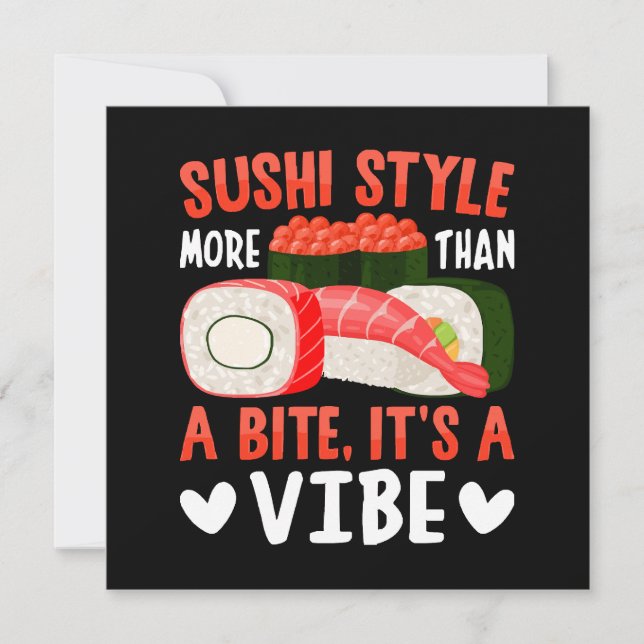Sushi Stil mehr als ein Biss (Vorderseite)