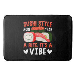 Sushi Stil mehr als ein Biss Badematte