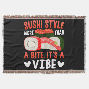 Sushi Stil mehr als ein Biss Decke