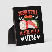 Sushi Stil mehr als ein Biss Fotoplatte (Vorderseite)