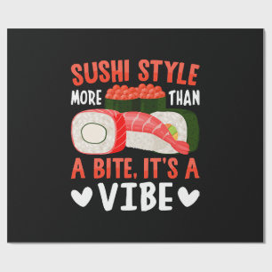 Sushi-Stil mehr als ein Biss Geschenkpapier